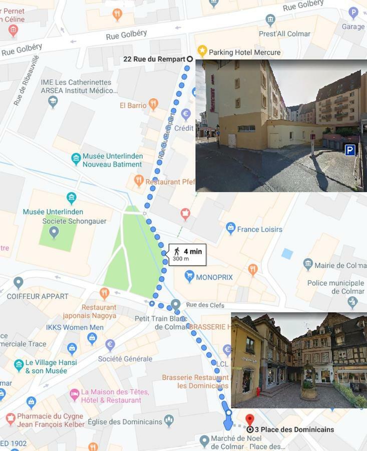 Duplex Des Dominicains - 1 Parking Gratuit - Hypercentre 6 Personnes Apartment Колмар Екстериор снимка